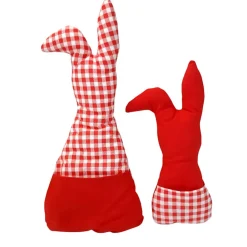 Outlet Deko Hasen im 2er Set mit befüllbaren Hosentaschen Ostergeschenke