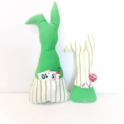 Online Deko Hasen im 2er Set, Stoffhasen, Osterhasen mit Tasche Ostergeschenke