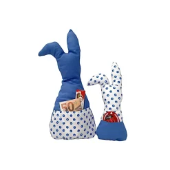 Online Deko Hasen im 2er Set, Stoffhasen, Osterhasen mit Tasche Ostergeschenke