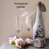 Discount Deko Sekt-Flasche  gekalkt im Vintagelook Geldgeschenke