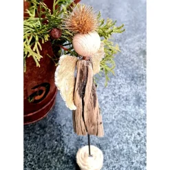 Geschenke|Schönwetter Werkstatt Deko Treibholz  Skulptur "ENGEL"