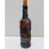 Best Dekoflasche JEANSLIEBE Upcycling dekorierte Glasflasche Flaschenkunst Dekoration Collage auf Flasche Geschenke Für Männer