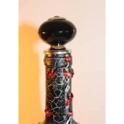 Clearance Dekoflasche RUBINROT Upcycling Flasche Geschenk Frauengeschenk zu Geburtstag Valentinstag Muttertag Geldgeschenk Kunst