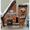 Clearance Deko-Holz-Winterhäuser, handbemalt Weihnachtsdeko