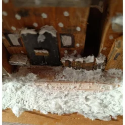 Clearance Deko-Holz-Winterhäuser, handbemalt Weihnachtsdeko