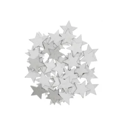 Clearance Deko-Streu Holzsterne 48 Stück 20x19mm Bastelzubehör