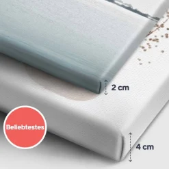 Clearance Digitales Sparbuch | Personalisiertes Geldgeschenk | QrCode Bild auf Leinwand 20x30cm | Motiv Löwe Geldgeschenke