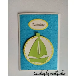 Hot DIY - Karte Einladung Kommunion Mit Gott in einem Boot Einladungskarten