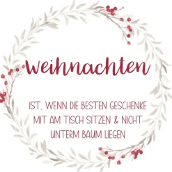 Sticker & Aufkleber|CHReativwelt DIY 12 Teelicht Botschaften - Weihnachtszeit