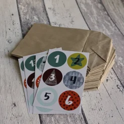 Sale DIY Adventskalenderset Zahlen + Tüten Adventskalender