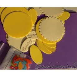 Einladungskarten|Zauberkramtruhe DIY Bastelset  - Einladung zur Kommunion mit Fischen in den Farben des Regenbogen selber basteln