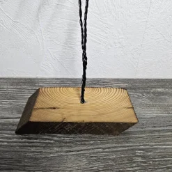 Best Drahtblume auf Massivholzbrett, minimalistisch, handmade, ca. 34 cm hoch Frühling