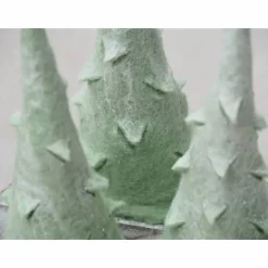 Weihnachtsdeko|Chrijou Drei kleine Filz Tannenbäume aus dem Naturmaterial Wolle in Handarbeit gefilzt; Produkt #479415