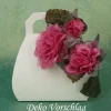Best Duftiger Rosenzweig mit 3 Blüten, rosarot, als Deko auf einer Geschenkverpackung Geschenkverpackungen