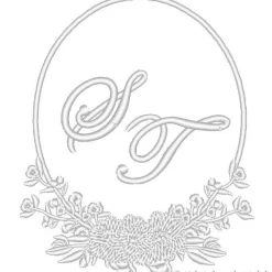 Hot Edle Stoffservietten mit Monogramm Servietten