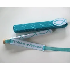Clearance Einladung im Reagenzglas zur Kommunion / Konfirmation / Firmung oder Taufe Einladungskarten