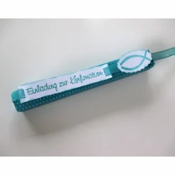 Clearance Einladung im Reagenzglas zur Kommunion / Konfirmation / Firmung oder Taufe Einladungskarten