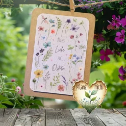 Best Einpflanzbare Karte zu Ostern aus Samenpapier | nachhaltige Geschenke | Grußkarte zu Ostern Osterkarten