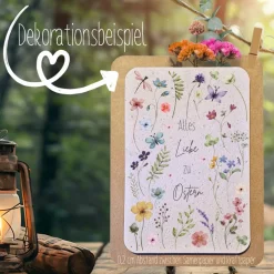 Best Einpflanzbare Karte zu Ostern aus Samenpapier | nachhaltige Geschenke | Grußkarte zu Ostern Osterkarten