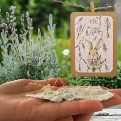 Sale Einpflanzbare Karte zu Ostern aus Samenpapier | nachhaltige Geschenke | Grußkarte zu Ostern Osterkarten