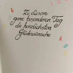 Glückwunschkarten|Rosarium Einschulung Grußkarte Geldfach Schultasche ABC Glückwunschkarte
