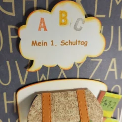 Glückwunschkarten|Rosarium Einschulung Grußkarte Jungen Geldfach Schultasche ABC Glückwunschkarte