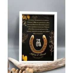 Outlet Einzigartiges Geschenk goldene Hochzeit | Wandbild goldene Hochzeit personalisierbar | Geschenk goldene Hochzeit | 50. J Hochzeitsdeko