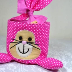 Clearance Einzigartiges Osternest mit Hasen,  Osterdekoration, Ostergeschenk Osterkörbchen