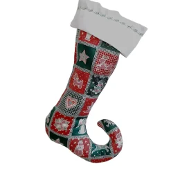 Outlet Elfensocke, Kaminsocke zum befüllen und aufhängen Nikolausstiefel