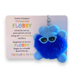 Einschulung|MiniGeschenke Endlich Schulkind! Mut-Monster FLOBBY, Geschenk Einschulung, Mutmacher, Glücksbringer
