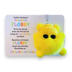 Einschulung|MiniGeschenke Endlich Schulkind! Mut-Monster FLOBBY, Geschenk Einschulung, Mutmacher, Glücksbringer