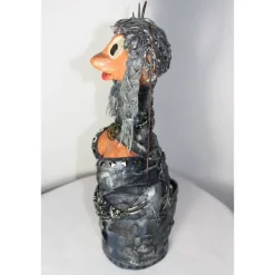 Weihnachtsdeko|Susanne Hiebl...die etwas andere Art! Engelsfigur BIKER-ENGEL Steampunk Gothic Verrückte Skulptur Upcycling Dekofigur Künstlerfigur Weihnachten Halloweendeko