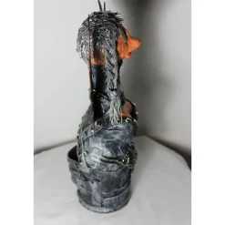 Weihnachtsdeko|Susanne Hiebl...die etwas andere Art! Engelsfigur BIKER-ENGEL Steampunk Gothic Verrückte Skulptur Upcycling Dekofigur Künstlerfigur Weihnachten Halloweendeko