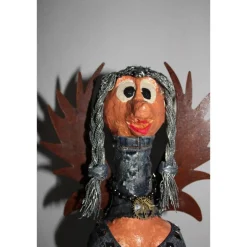 Weihnachtsdeko|Susanne Hiebl...die etwas andere Art! Engelsfigur BIKER-ENGEL Steampunk Gothic Verrückte Skulptur Upcycling Dekofigur Künstlerfigur Weihnachten Halloweendeko