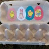 Clearance 10er Eierkarton rosa bunt Ostergeschenk verpacken Geschenkverpackungen