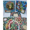 Weihnachtskarten|Tara24 5er Set handgefertigte Weihnachtskarten 15x15 cm mit Umschlägen – verschiedene Motive