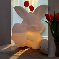 Discount 3er Set LED Teelichthalter Osterhase aus PLA | Nachhaltige Osterdeko | 3D-Druck Hasen | Frühlingsdeko Geschenk Osterhasen