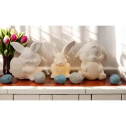 Discount 3er Set LED Teelichthalter Osterhase aus PLA | Nachhaltige Osterdeko | 3D-Druck Hasen | Frühlingsdeko Geschenk Osterhasen