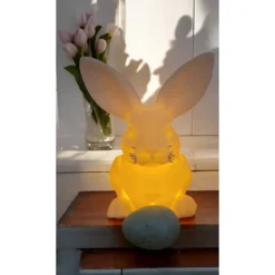 Discount 3er Set LED Teelichthalter Osterhase aus PLA | Nachhaltige Osterdeko | 3D-Druck Hasen | Frühlingsdeko Geschenk Osterhasen