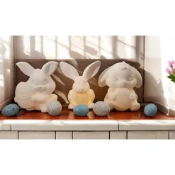 Discount 3er Set LED Teelichthalter Osterhase aus PLA | Nachhaltige Osterdeko | 3D-Druck Hasen | Frühlingsdeko Geschenk Osterhasen