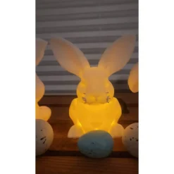 Discount 3er Set LED Teelichthalter Osterhase aus PLA | Nachhaltige Osterdeko | 3D-Druck Hasen | Frühlingsdeko Geschenk Osterhasen