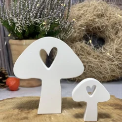 Outlet 2er Set Pilze - Herbstdeko aus Raysin Herbst