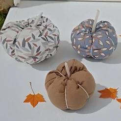 Herbst|Afrosteff 3-er Set Stoffkürbisse, herbstliche Deko-Kürbisse