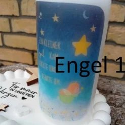 Outlet Erinnerungskerze Kleiner Engel Trostlicht Sternenkind für deine Gedenkecken Trauerkerzen