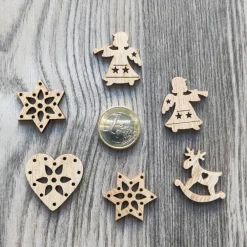 Discount 27er-Set Tischdeko Weihnachten, Streudeko Weihnachten, 2 Variationen zur Auswahl Weihnachtsdeko