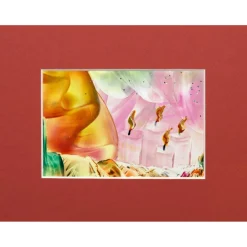 Best Es weihnachtet sehr  •  Original Encausticmalerei, Unikat mit Passepartout - Design  Ulrike Kröll Weihnachtsdeko