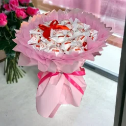 Best Essbarer Blumenstrauß- Handgemachtes personalisiertes Geschenk für Männer, Frauen. Strauß aus Pralinen, Raffaello Geschenke