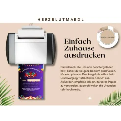 Clearance Faschingsurkunde für den Kinderfasching als Mitgebsel | Urkunde Fasching | A4 | Urkunden ausdrucken | Kinderparty | Deko