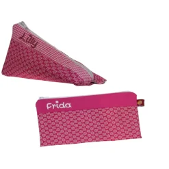Clearance Federmäppchen Rosa Pink Blume mit Name personalisiert Mäppchen Schulmäppchen Schlamperle Brillenetui Schlampermäppchen K Kinder Federmäppchen