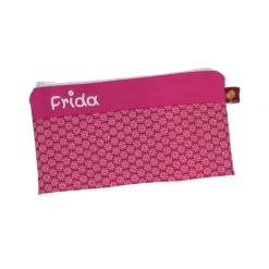 Clearance Federmäppchen Rosa Pink Blume mit Name personalisiert Mäppchen Schulmäppchen Schlamperle Brillenetui Schlampermäppchen K Kinder Federmäppchen